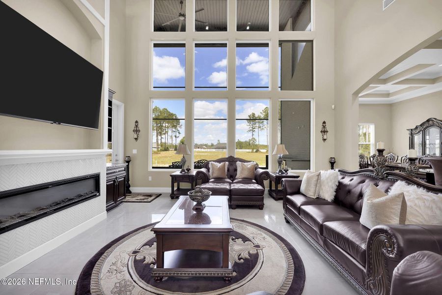 Furnished interior view inside a new home in , Jacksonville (Image 7).