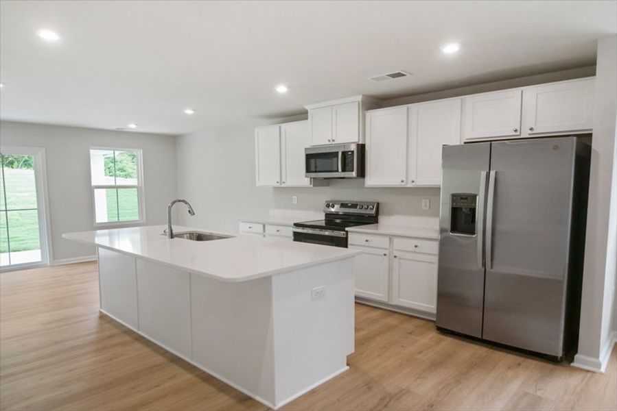 Furnished interior view inside a new home in Baxter Village, Greenville (Image 4). Furnished interior view inside a new home in Baxter Village, Greenville (Image 4).
