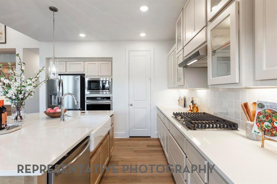 Furnished interior view inside a new home in Waterscape, Royse City (Image 25).