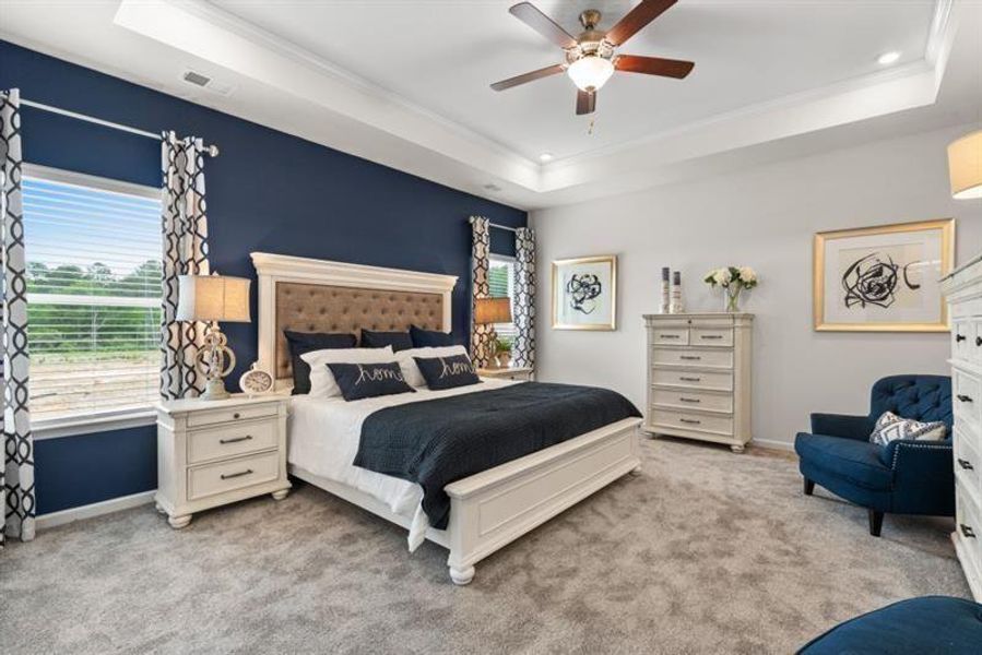 Furnished interior view inside a new home in Victoria Heights, Dallas (Image 22).