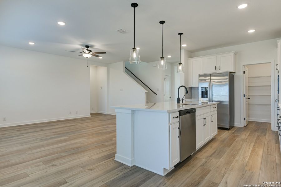 Furnished interior view inside a new home in The Preserve at the Wilder, Adkins (Image 13).