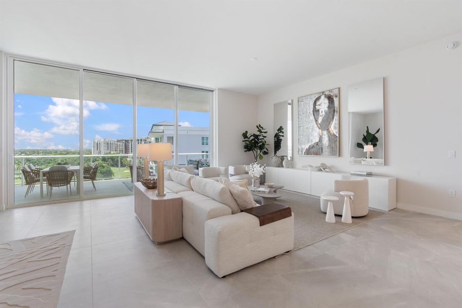 Furnished interior view inside a new home in Alina Residences, Boca Raton (Image 24). Furnished interior view inside a new home in Alina Residences, Boca Raton (Image 24).