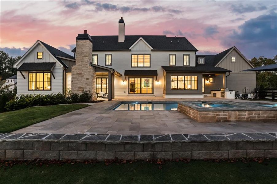 Front exterior of a new home in , Milton, GA, highlighting curb appeal (Image 20).