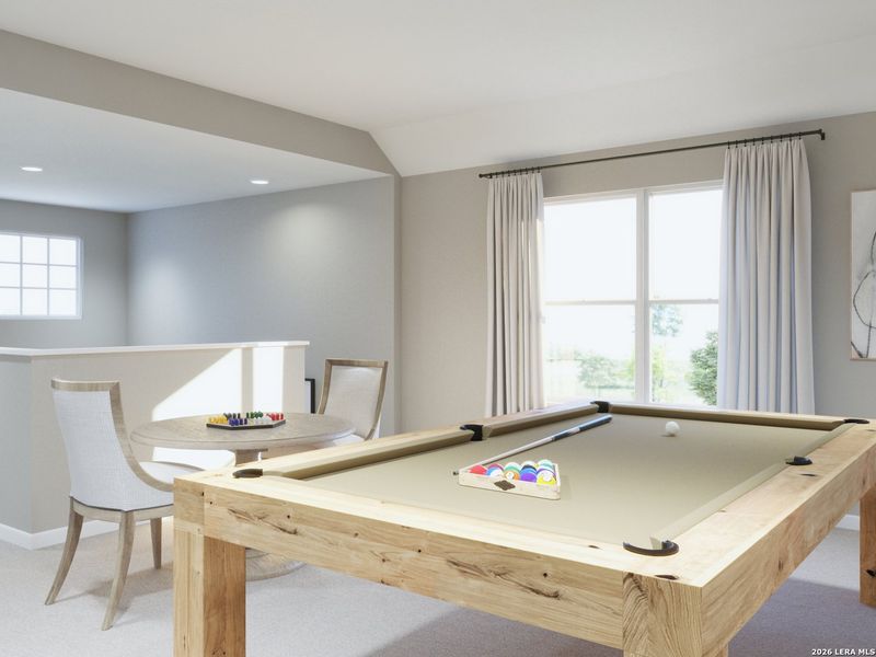 Furnished interior view inside a new home in Dauer Ranch, New Braunfels (Image 12).