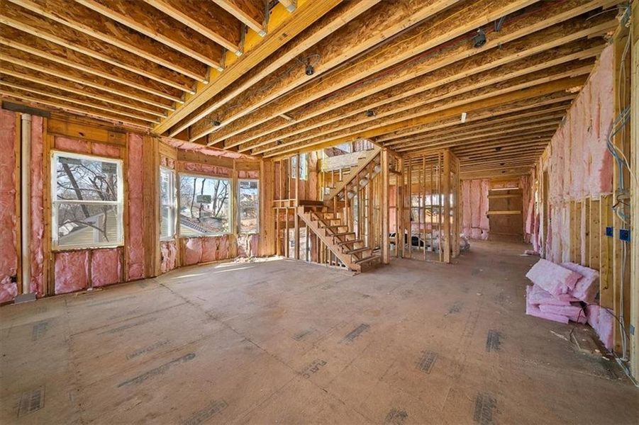 In-progress construction of a new home in , Atlanta, GA (Image 9).