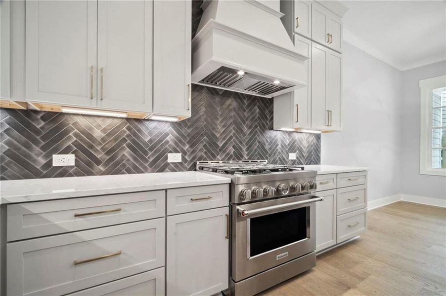 Furnished interior view inside a new home in South on Main, Woodstock (Image 16).