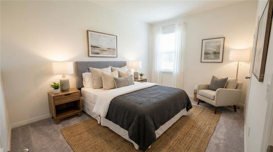 Furnished interior view inside a new home in Village at Windsor Reserve, Eagle Lake (Image 11).