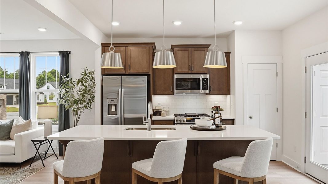 Furnished interior view inside a new home in Anna's Pointe, Simpsonville (Image 9).