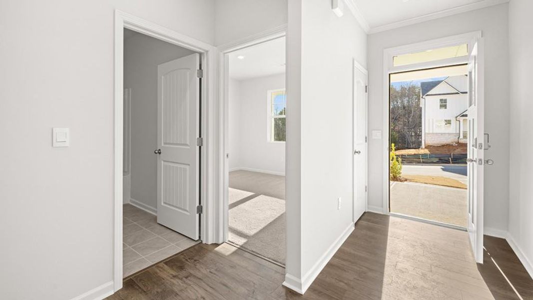 Furnished interior view inside a new home in Northberry, Rome (Image 6). Furnished interior view inside a new home in Northberry, Rome (Image 6).