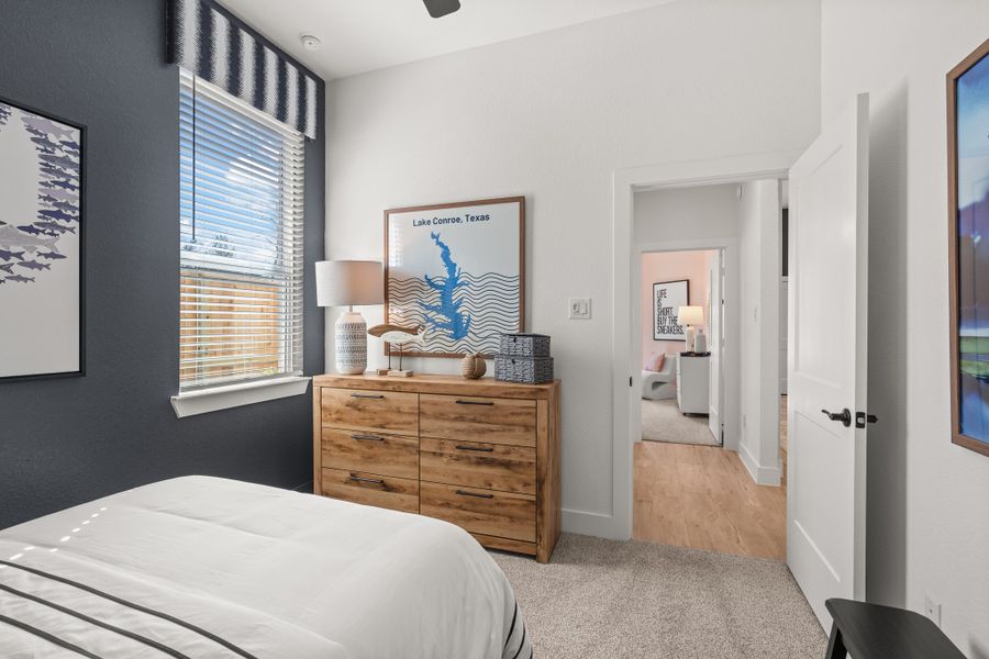 Furnished interior view inside a new home in The Woodlands Hills, Willis (Image 8). Furnished interior view inside a new home in The Woodlands Hills, Willis (Image 8).