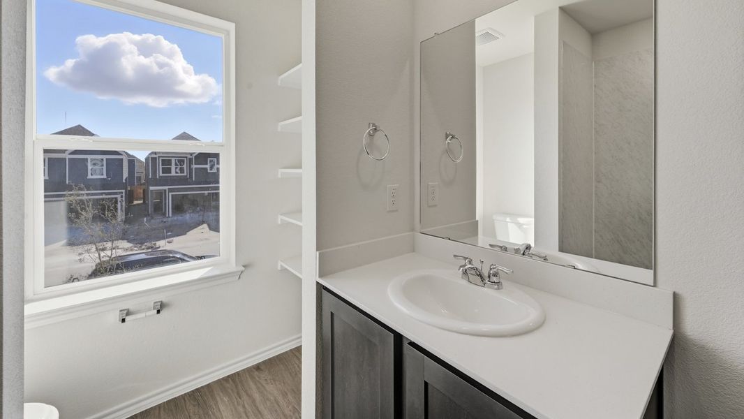 Representative furnished interior of a home built from the Catalina by D.R. Horton in Arbor Trails South, Princeton (Image 7).