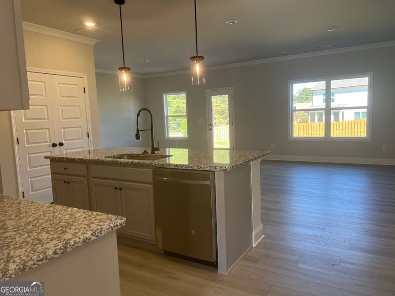 Furnished interior view inside a new home in Crofton Place Enclave, Snellville (Image 5).