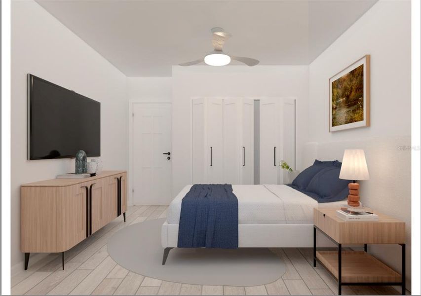 Furnished interior view inside a new home in , Dunnellon (Image 7).