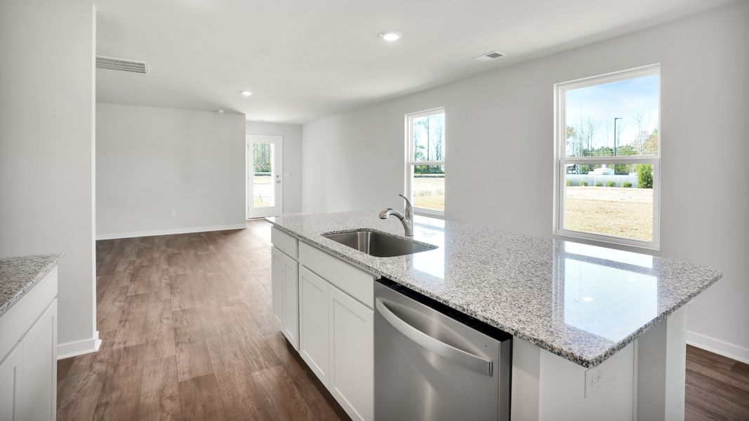 Furnished interior view inside a new home in Lockwood Landing, Supply (Image 7). Furnished interior view inside a new home in Lockwood Landing, Supply (Image 7).
