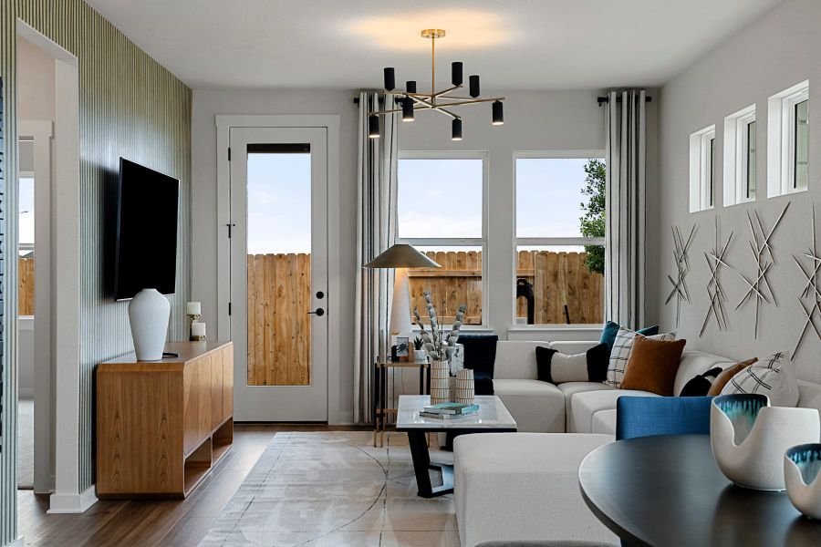 Furnished interior view inside a new home in Park Central, Georgetown (Image 10).