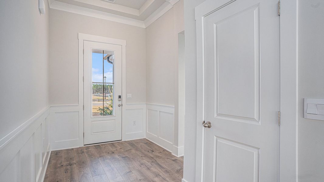 Spacious, unfurnished interior of a new home in Coastal Farms, Conway (Image 8). Spacious, unfurnished interior of a new home in Coastal Farms, Conway (Image 8).