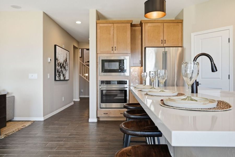 Furnished interior view inside a new home in La Mira, Mesa (Image 13). Furnished interior view inside a new home in La Mira, Mesa (Image 13).