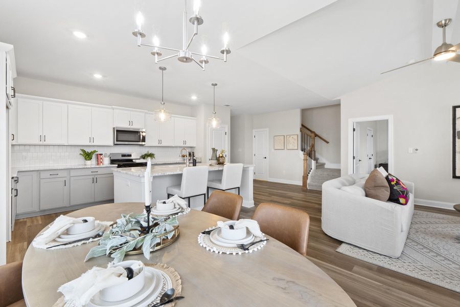 Furnished interior view inside a new home in Hamilton on Hunter, Ooltewah (Image 7).
