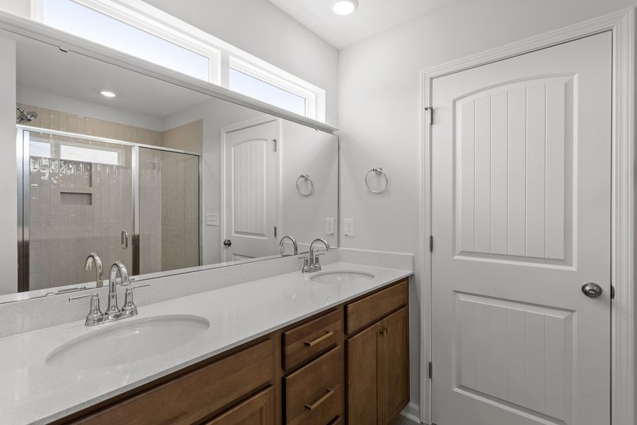 Furnished interior view inside a new home in Renaissance at White Oak, Garner (Image 15). Furnished interior view inside a new home in Renaissance at White Oak, Garner (Image 15).