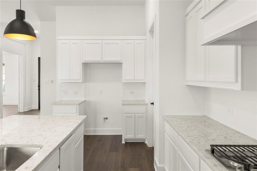 Furnished interior view inside a new home in Inspiration Collection at Union Park, Little Elm (Image 7).