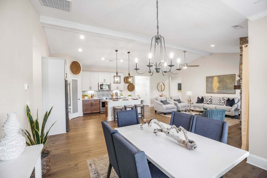 Representative furnished interior of a home built from the Carver by Caviness & Cates Communities in Maggie Way, Wendell (Image 63).