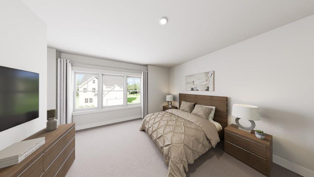 Furnished interior view inside a new home in Golden Gate, High Point (Image 10).
