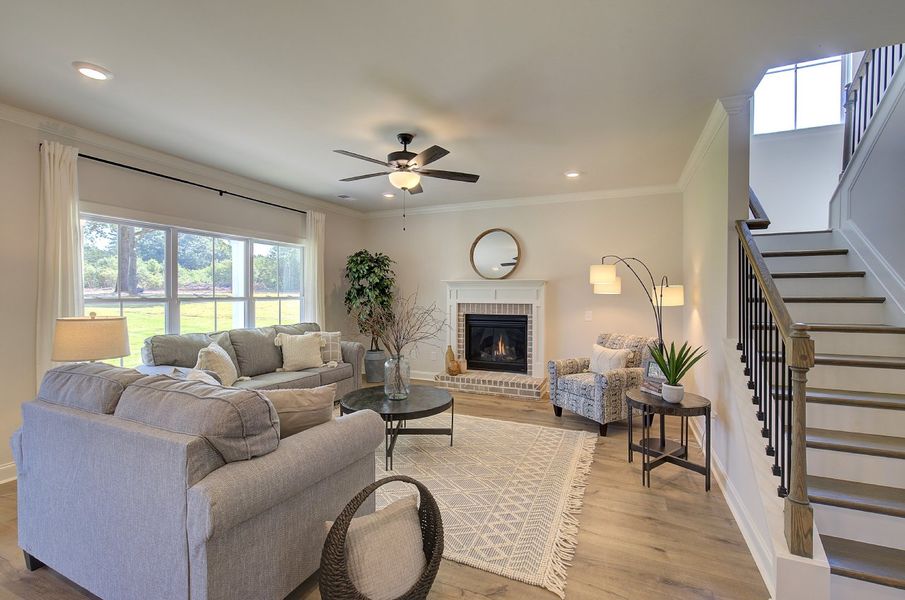 Furnished interior view inside a new home in Arbor Woods, Easley (Image 7).