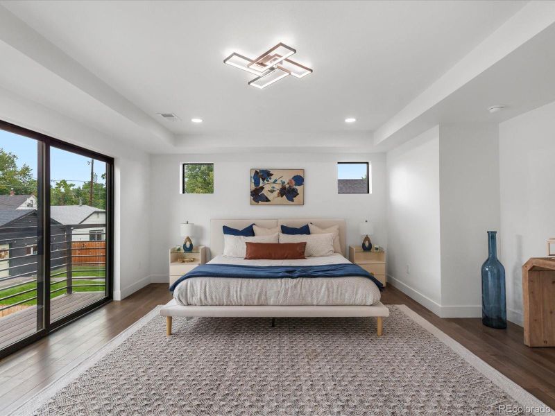 Furnished interior view inside a new home in , Denver (Image 31).