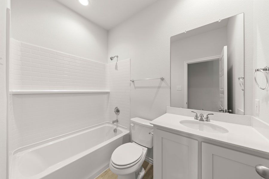 Representative exterior photo of a completed home built from the Birch by Impression Homes in Creekside Ranch, Blue Ridge, TX (Image 23).