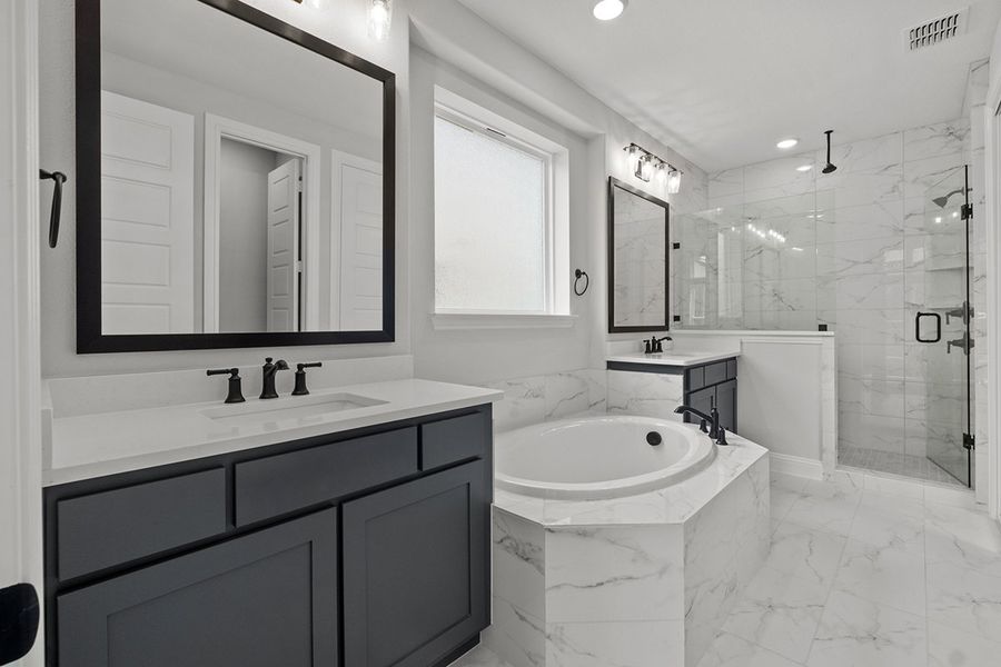 Representative furnished interior of a home built from the Bradley by Landon Homes in Lexington Frisco, Frisco (Image 7).