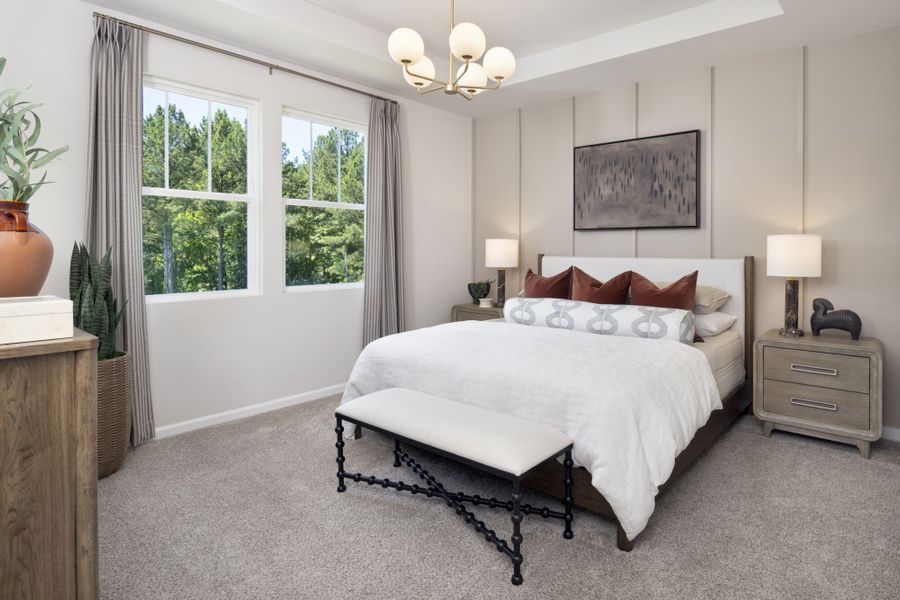 Furnished interior view inside a new home in Bratton Pointe, Rock Hill (Image 6).