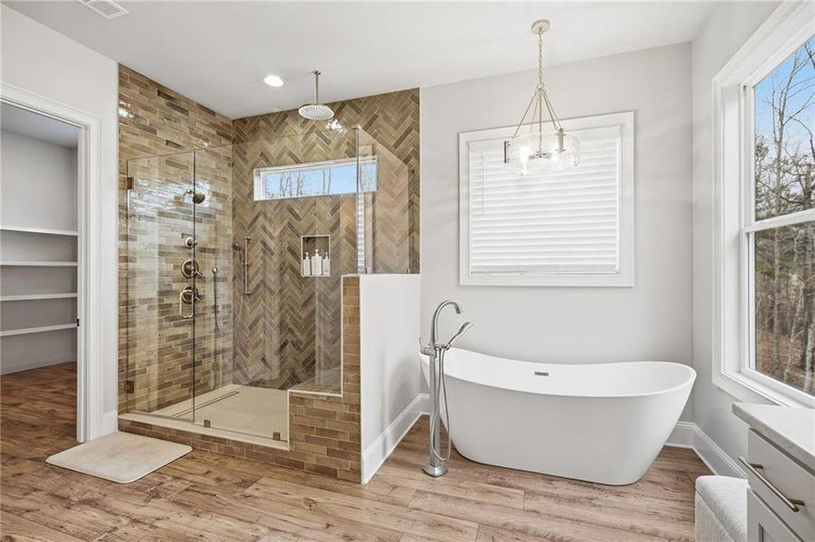 Furnished interior view inside a new home in , Dawsonville (Image 11).