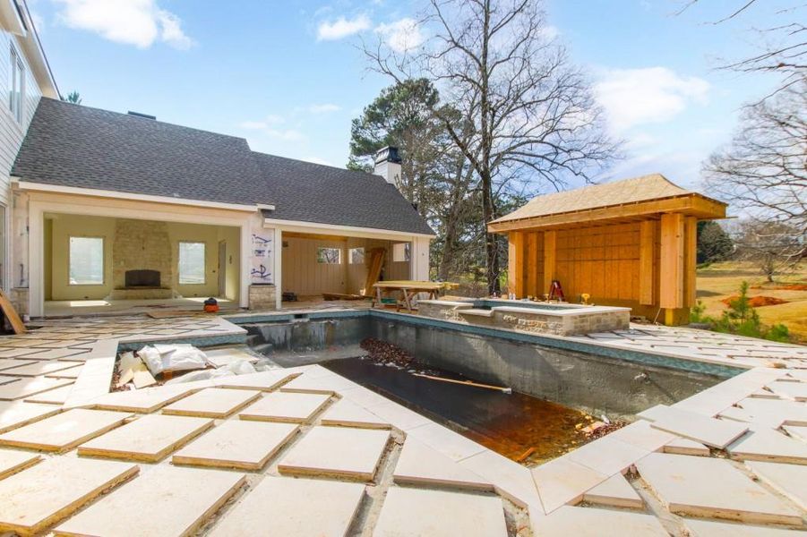 In-progress construction of a new home in , Canton, GA (Image 39). In-progress construction of a new home in , Canton, GA (Image 39).