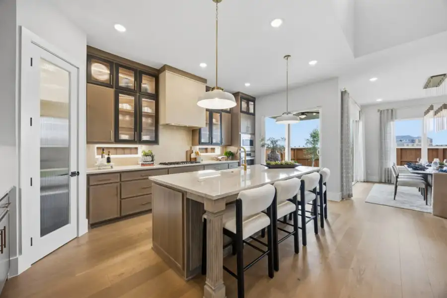 Representative furnished interior of a home built from the Rosalie by Landon Homes in Fields - Brookside, Frisco (Image 6).