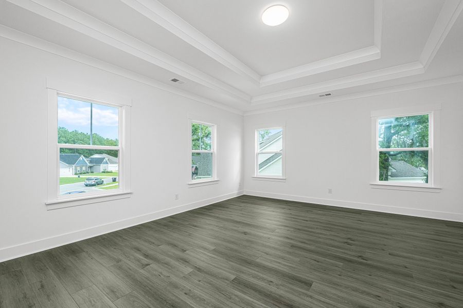 Representative unfurnished interior of a home built from the Brewster by Center Park Homes in Central Estates, Summerville (Image 29).
