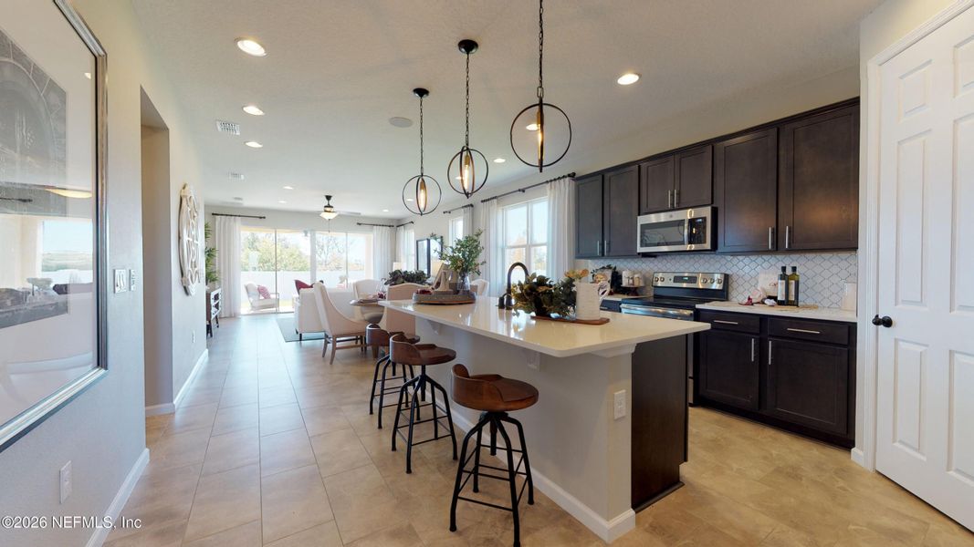 Furnished interior view inside a new home in , Palm Coast (Image 13).