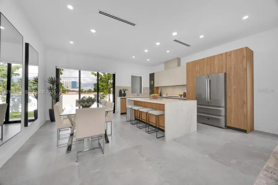 Furnished interior view inside a new home in , Miami (Image 35).