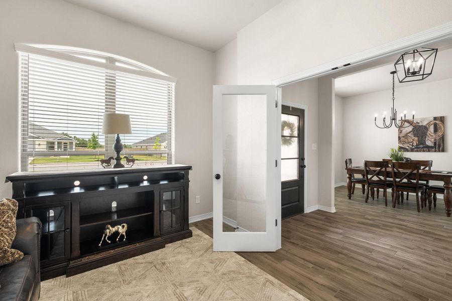 Furnished interior view inside a new home in , Temple (Image 6).