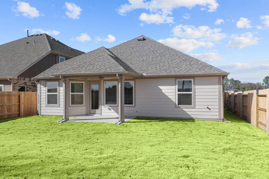 Exterior details and patio area of a home in Ambrose, La Marque (Image 3). Exterior details and patio area of a home in Ambrose, La Marque (Image 3).