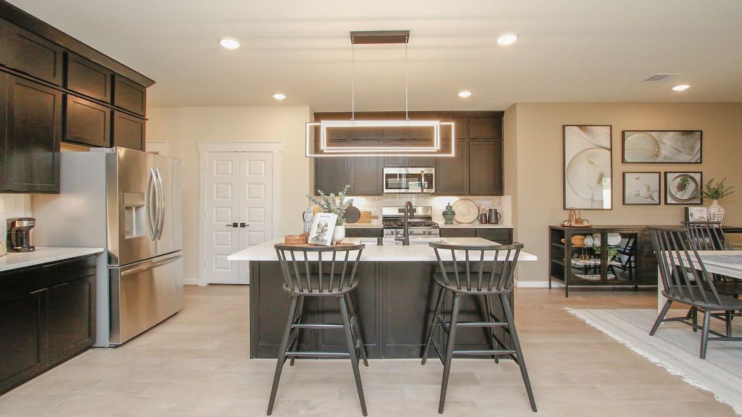 Furnished interior view inside a new home in Colony at Pinehurst, Pinehurst (Image 13).