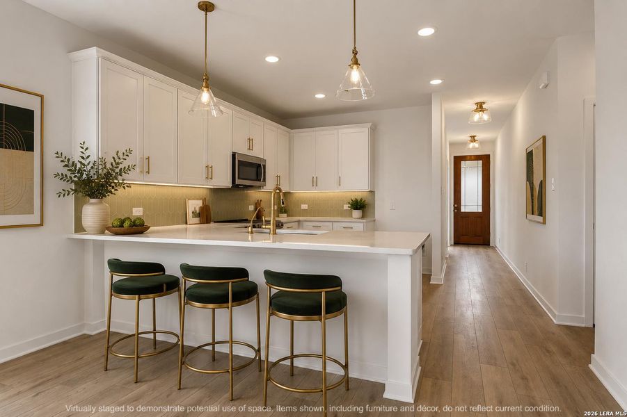 Furnished interior view inside a new home in Saddlebrook Ranch, Schertz (Image 7).