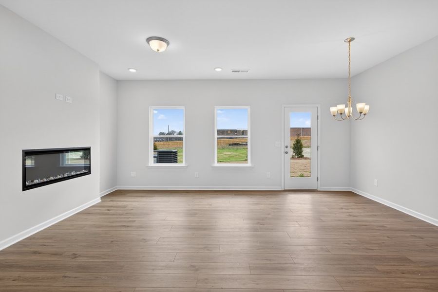 Spacious, unfurnished interior of a new home in The Andros, Dalton (Image 17).