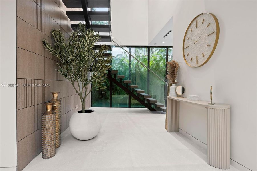 Furnished interior view inside a new home in , Miami Beach (Image 10).