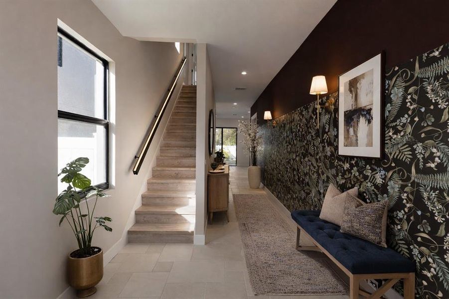 Furnished interior view inside a new home in , Tampa (Image 6).