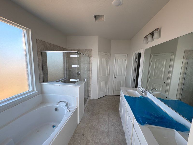 In-progress construction of a new home in Clear Sky Addition, Valley View, TX (Image 6).