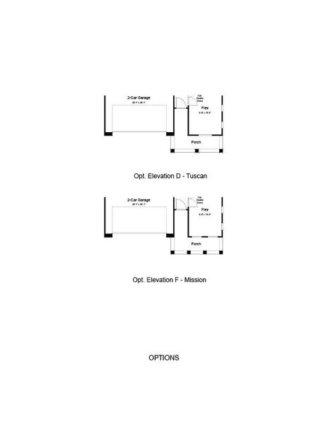 2D floor plan layout of this home in Stonehaven Discovery Collection, Glendale, AZ (Image 3).