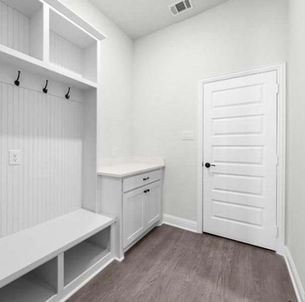 Separate from laundry room