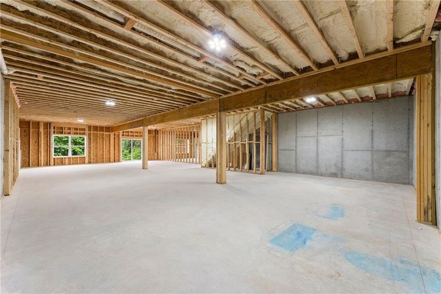 In-progress construction of a new home in , Baldwin, GA (Image 60).