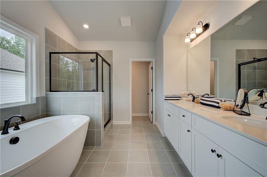 Furnished interior view inside a new home in Northcroft, Loganville (Image 29).
