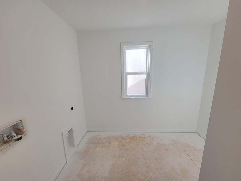 Laundry Room Construction Progress